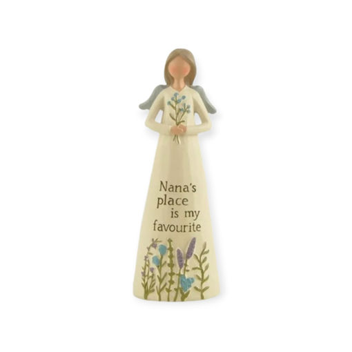 Picture of FEATHER & GRACE FIGURINE NANAS PLACE IS MY FAVOURITE